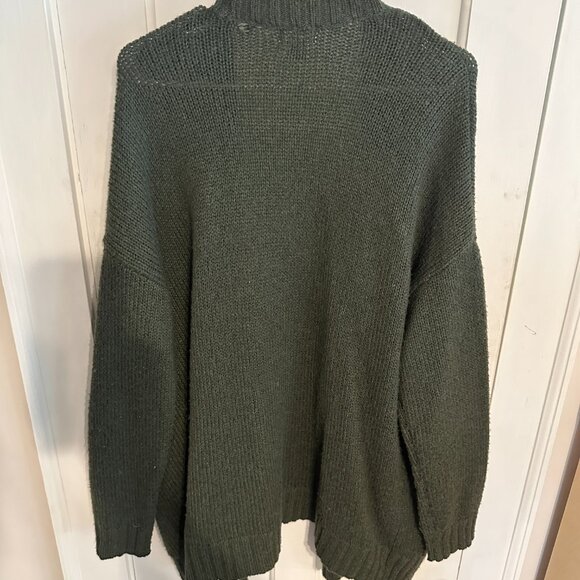 | OLD NAVY | Green Open Long Cardigan - Picture 6 of 7